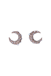 18K white gold earrings & pearls • LAURE VICTORIA GAURY HIGH JEWELLERY 18K white gold & pearls earrings frontside picture on white background.